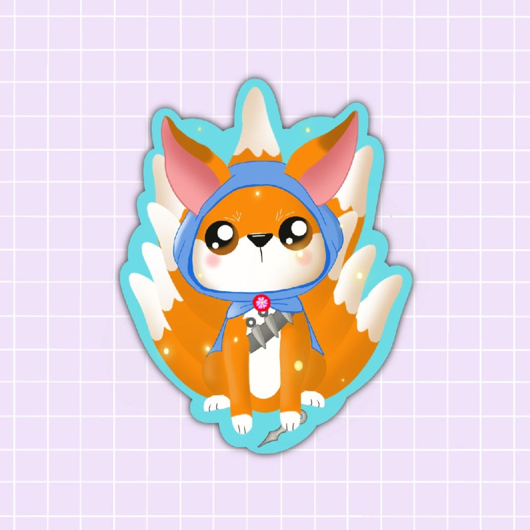 ADF-Kitsune Sticker