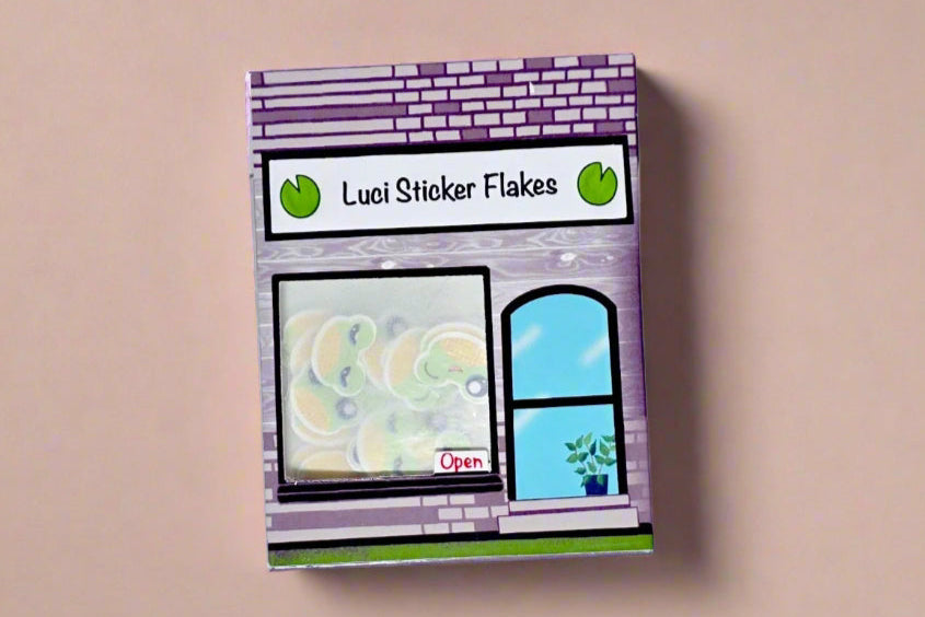 Luci the Frog Sticker Flakes