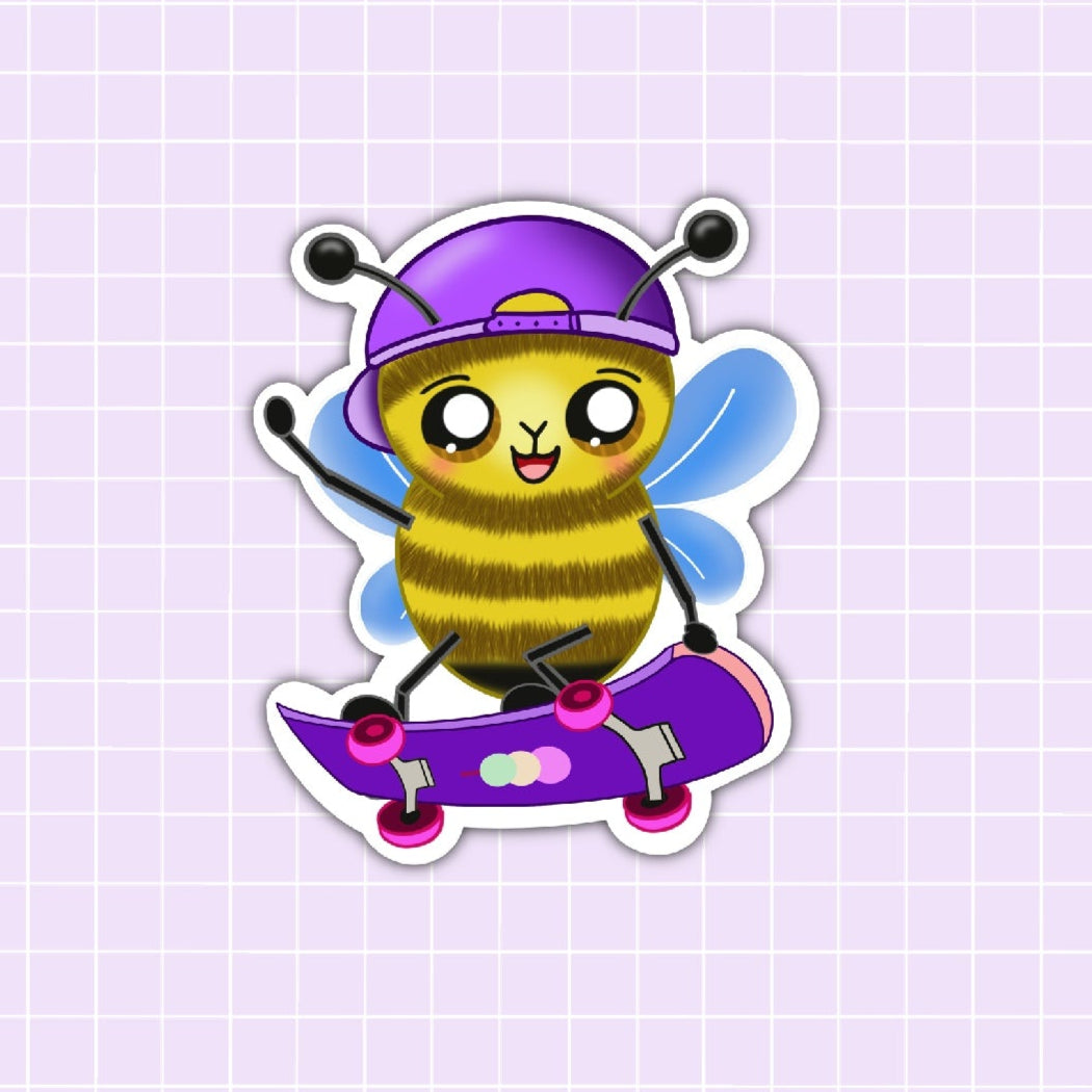 Oliver Bee-Skateboard Sticker