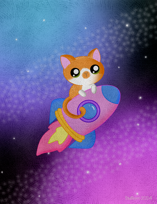 Cats in Space Bookmarks