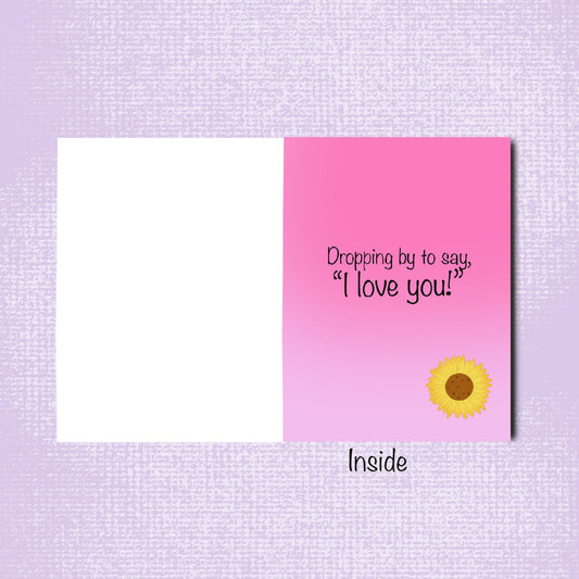 Card-Sloth "I Love You"