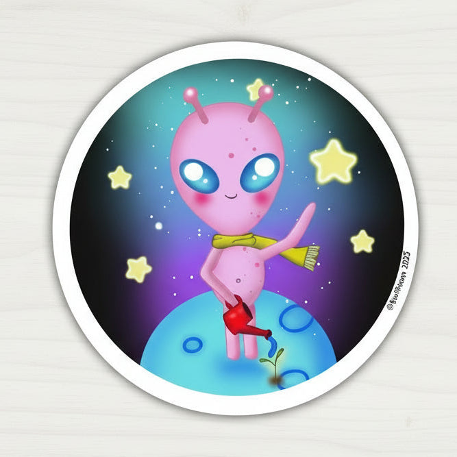 Welcome Home Alien Sticker