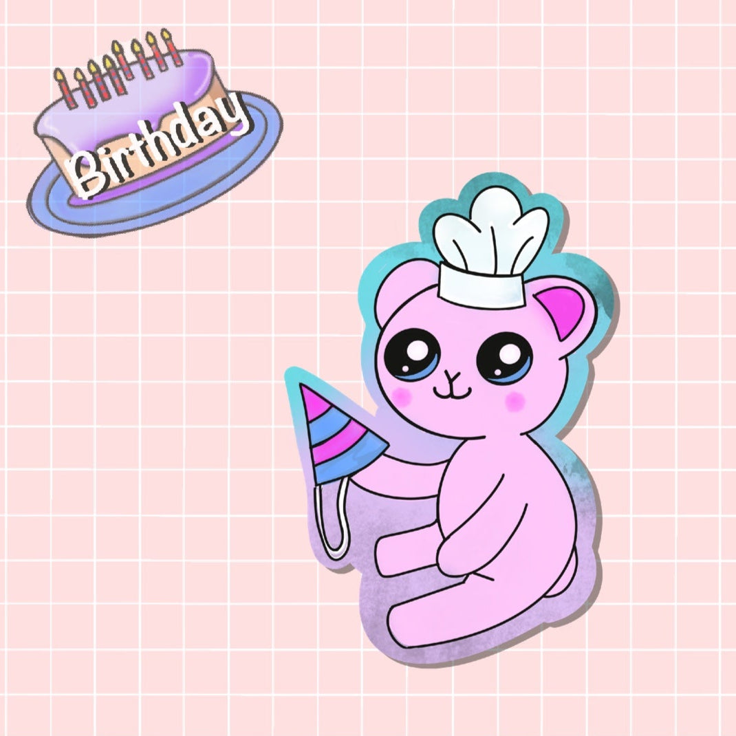 Birthday Woodsy Sticker (Birthday Update)