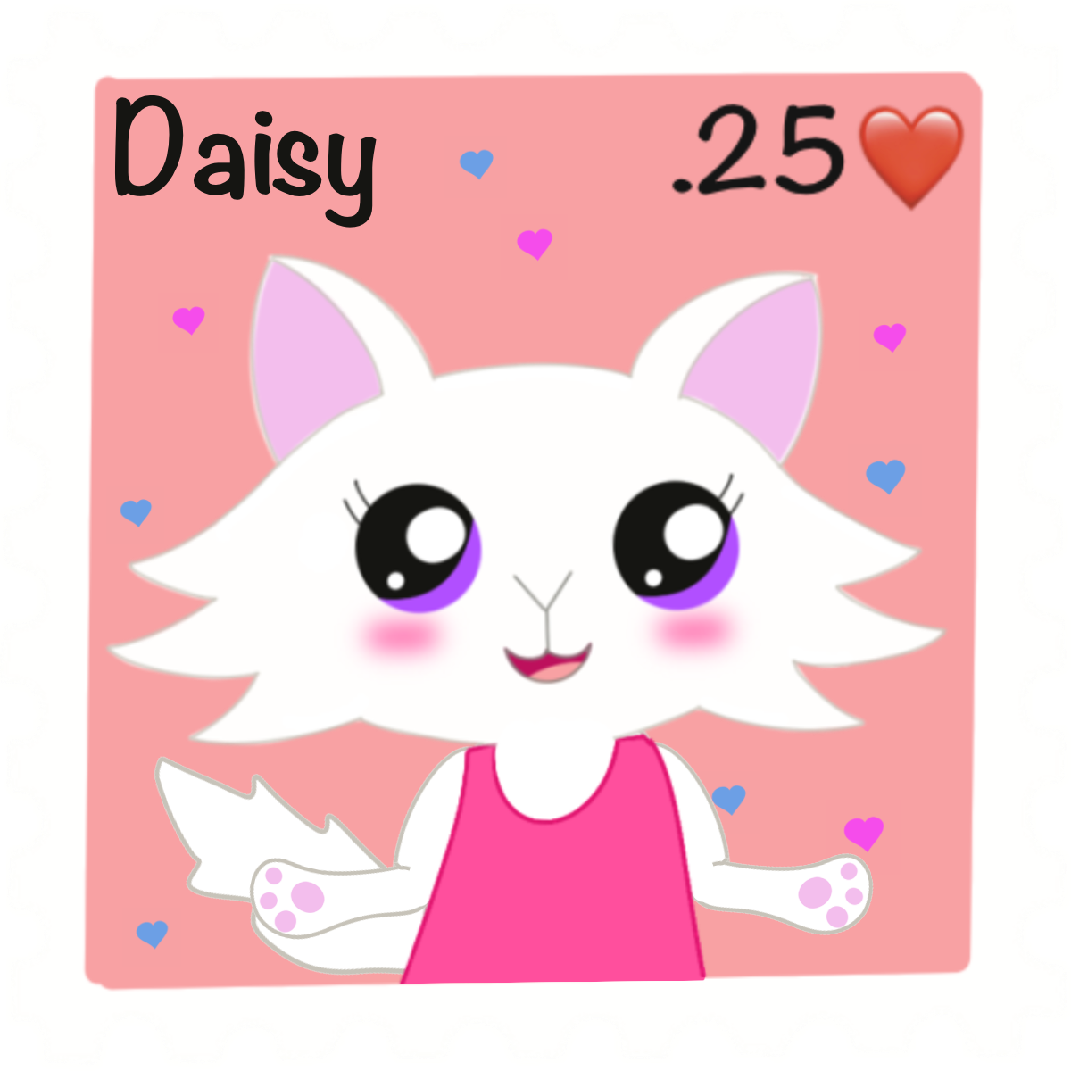 Daisy the cat (Self-care is important)