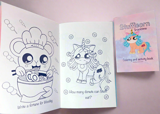 Stufficorn Snacktime Coloring Book