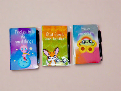 Mini Notepads Random with Mini Pen