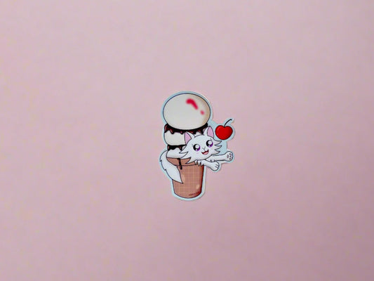 Daisy Ice Cream Sticker
