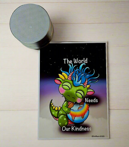 Earth Dragon Kindness Art Print