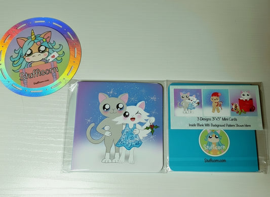 Mini Christmas card set