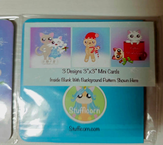 Mini Christmas card set