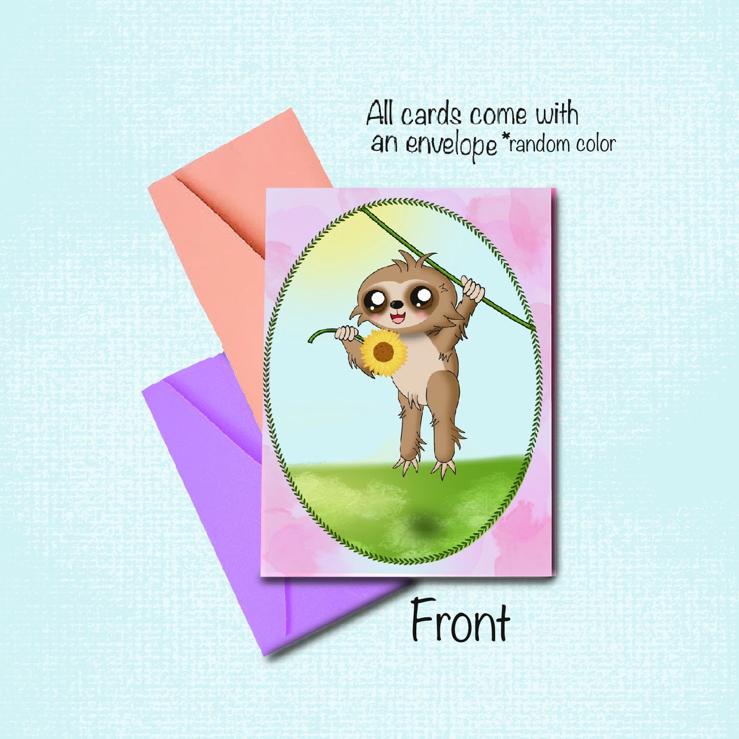 Card-Sloth "I Love You"