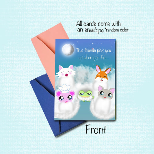 Card-True Friends Humor