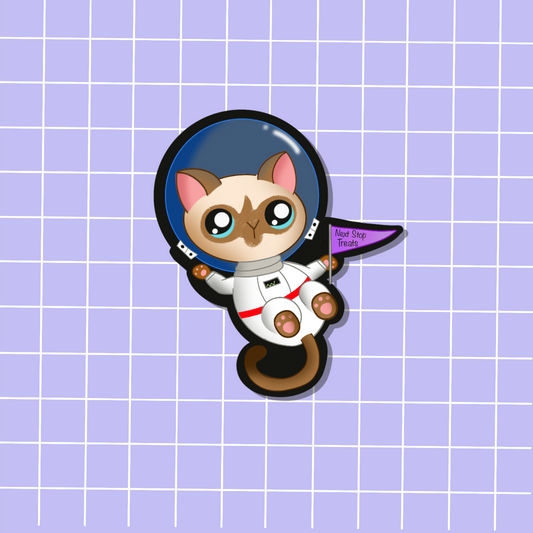 Space Cat-Astronaut Sticker