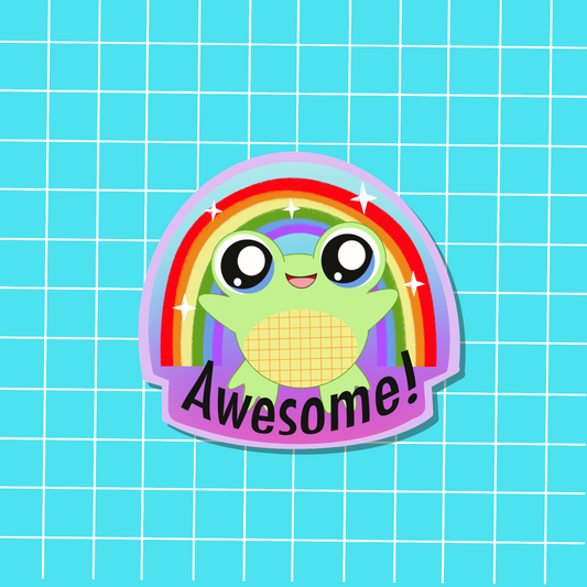 Retro-Awesome Luci Sticker