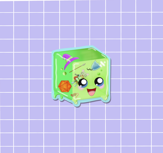 ADF-Jelly Cube Sticker