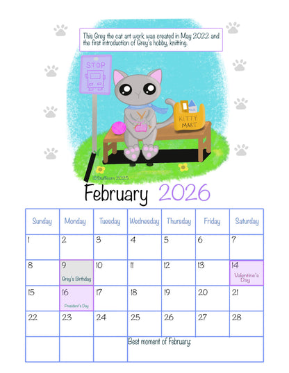 Stufficorn 2026 Wall Calendar **Preorder