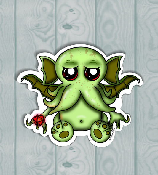Dungeon Master Cthulhu Sticker