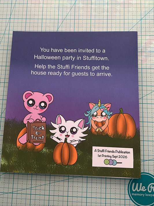 Halloween with the Stuffi Friends Coloring and Activity Book