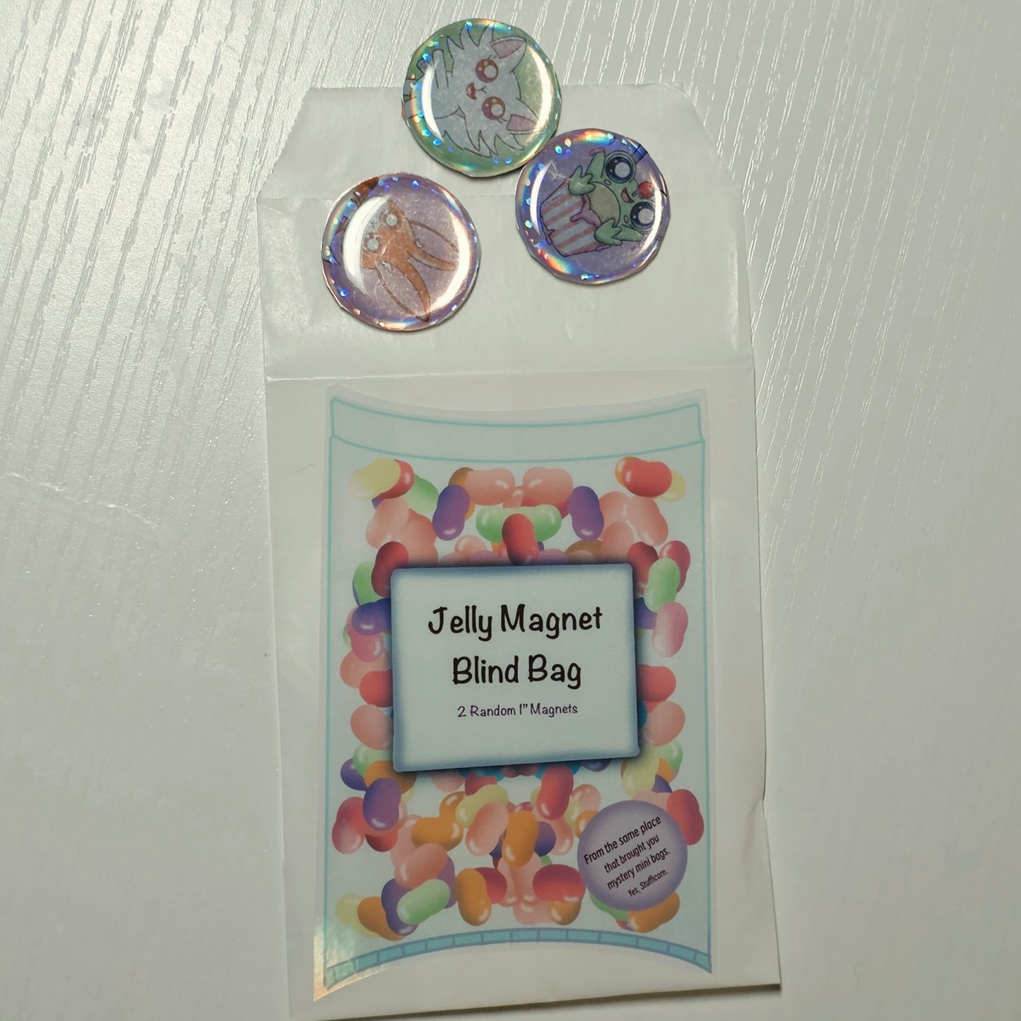 Mystery Jelly Magnet Bags (Many random designs)