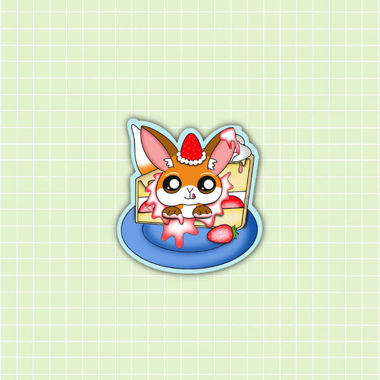 Jo Strawberry Cake Sticker