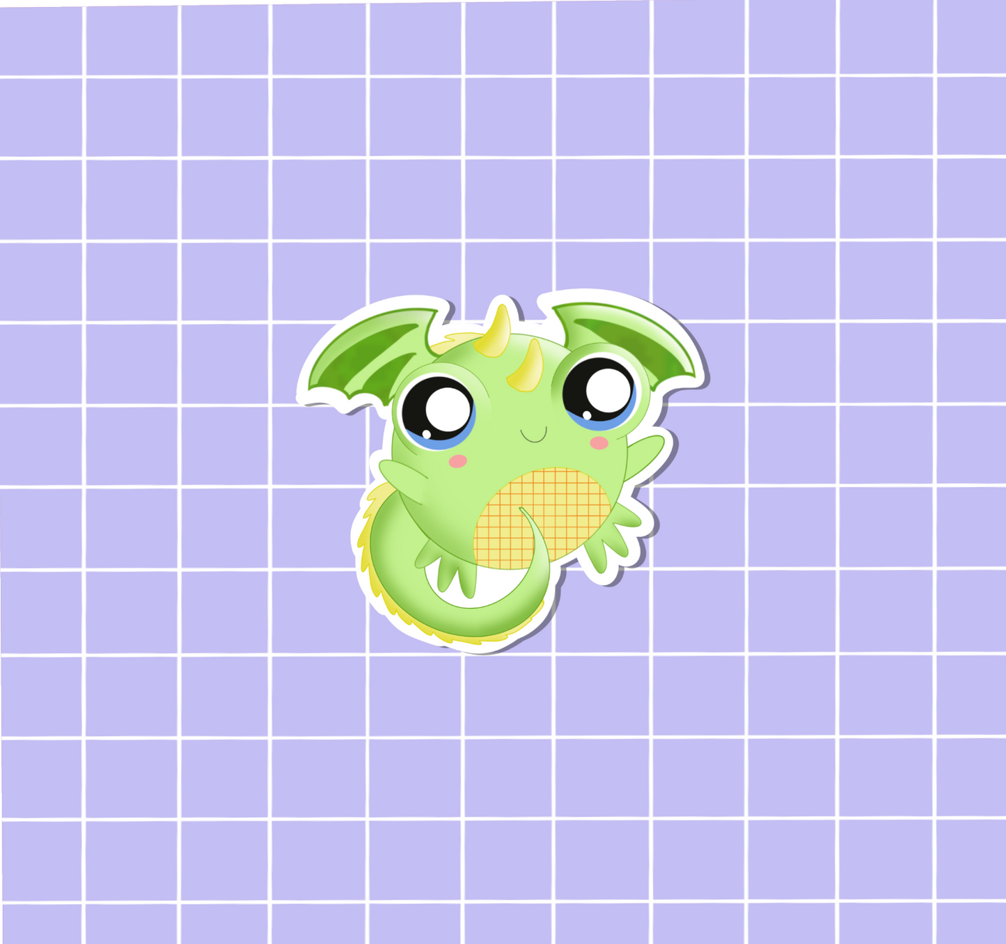 ADF-Luci the Frog Dragon Sticker