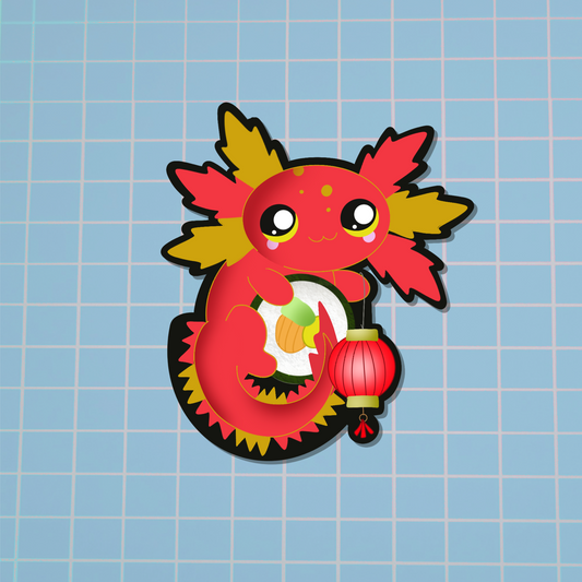 Axolotl-Lunar Sticker