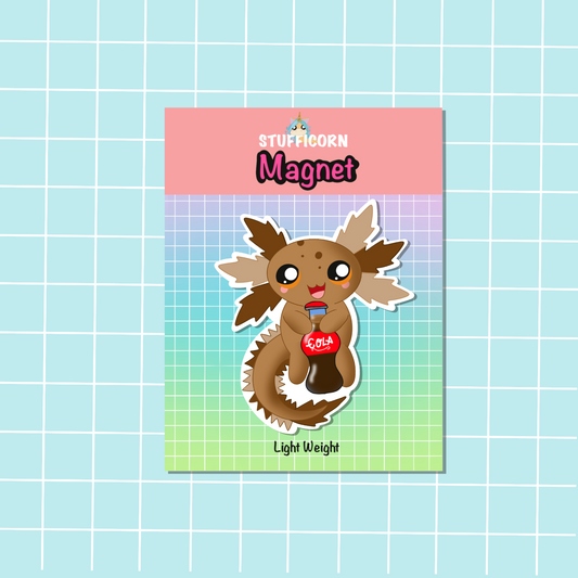 Cola Axolotl Magnet
