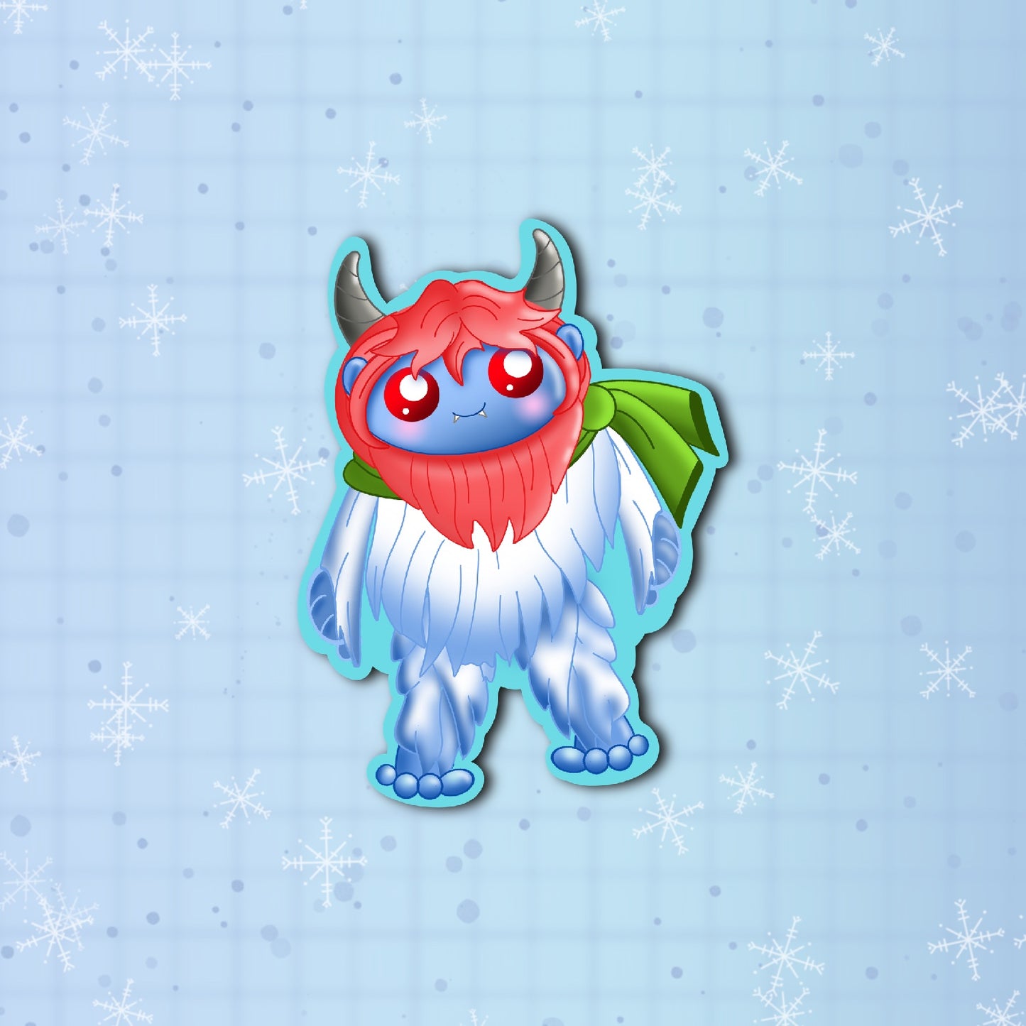 Winter Yeti Sticker