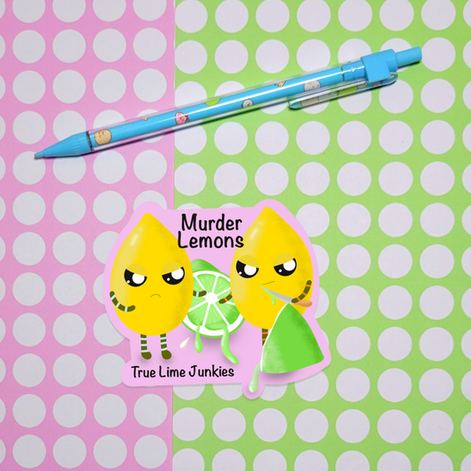 Lime Scene Investigators-Lemon Criminal Sticker