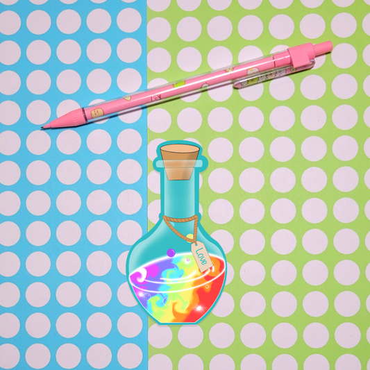Fantasy-Love Rainbow Potion Sticker