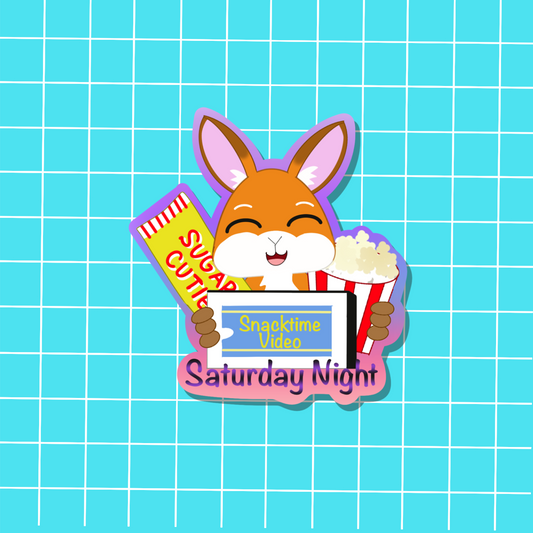 Retro-Saturday Night  Sticker