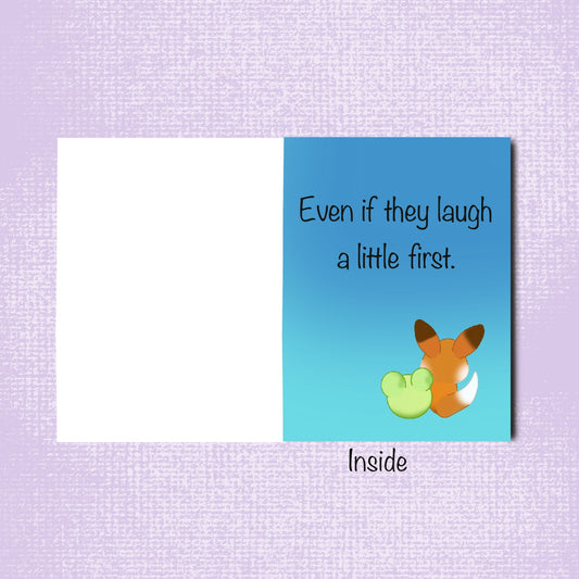 Card-True Friends Humor