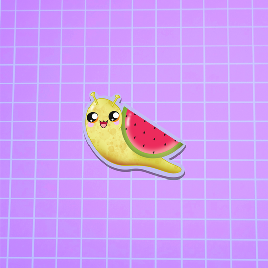 Snail-Watermelon Sticker