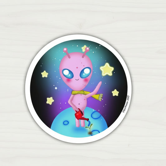 Welcome Home Alien Sticker