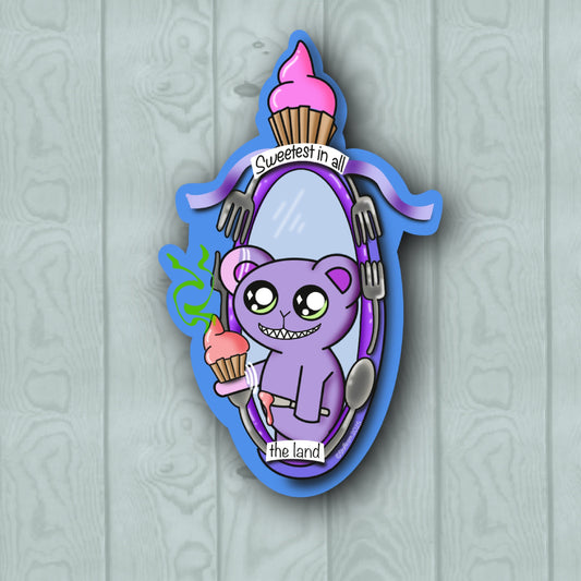 Cupcake Woodsy Sticker