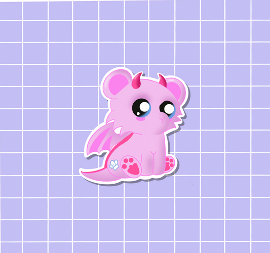 ADF-Woodsy the Bear Dragon Sticker