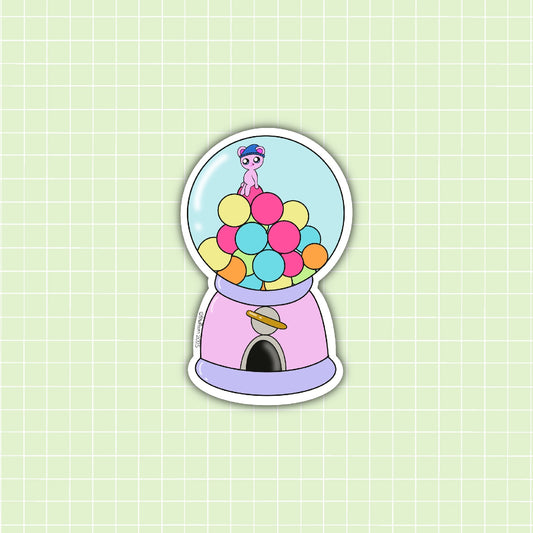 Woodsy Bubblegum Machine Sticker