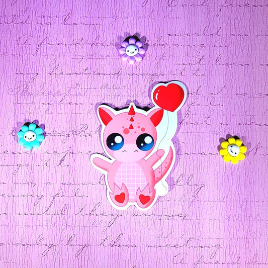 Valentine-Dragon Sticker